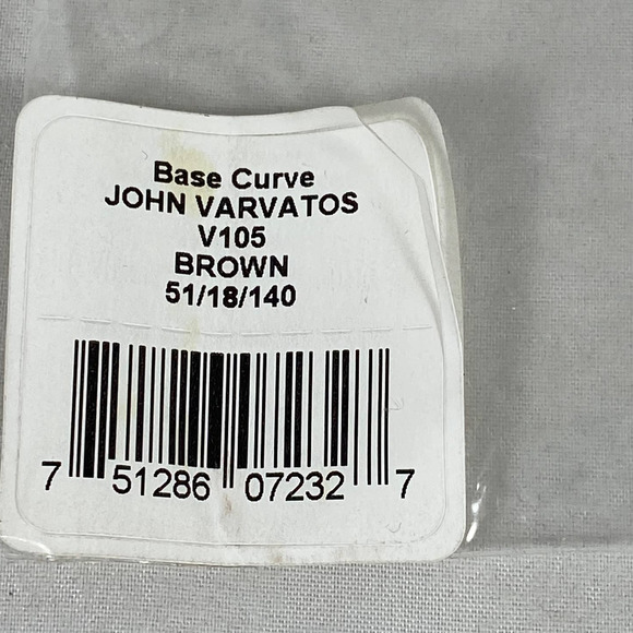 John Varvatos Designer Eyeglasses Frame V105 in Brown 51mm DEMO LENS - Picture 8 of 8